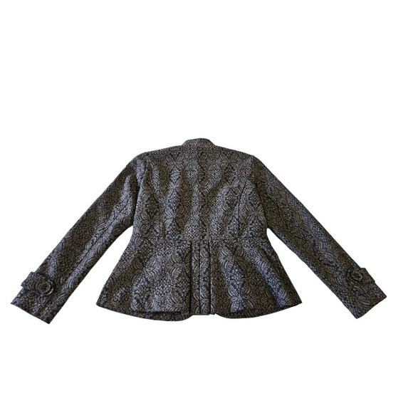 Coldwater Creek Women's Mandarin Collar Button Jacket Sz 8 - Picture 2 of 9